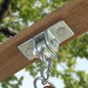 Playberg Heavy Duty Permanent Swing Hanger Brackets Set for Indoor and Outdoor Use QI004117